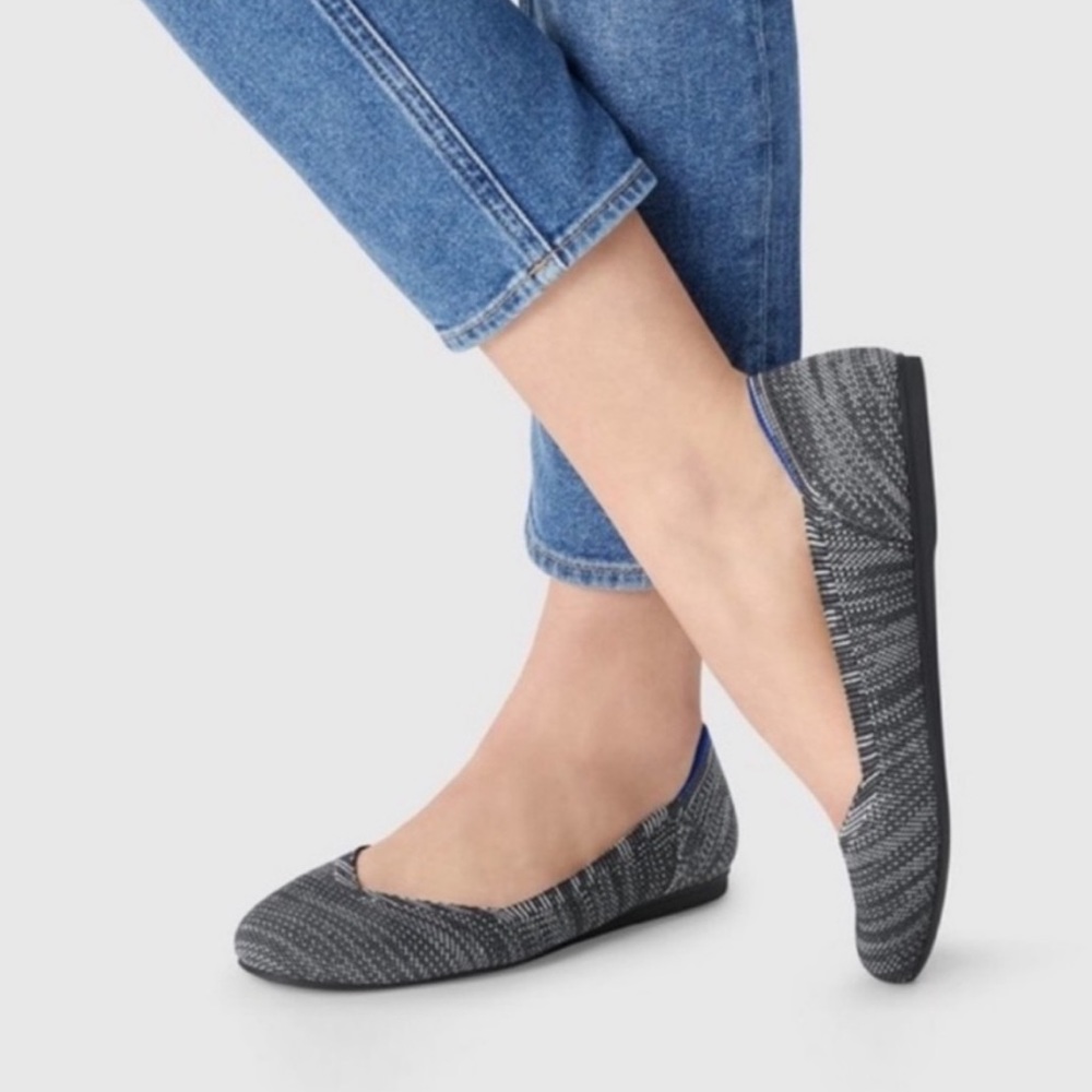 Rothy’s Granite Heather Round Toe Flats